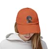 Whitney Houston Mural / Newark, NJ Unisex Distressed Cap - Image 12