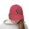 Whitney Houston Mural / Newark, NJ Unisex Distressed Cap - Image 32
