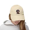 Whitney Houston Mural / Newark, NJ Unisex Distressed Cap - Image 8