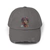 Whitney Houston Mural / Newark, NJ Unisex Distressed Cap - Image 21