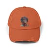 Whitney Houston Mural / Newark, NJ Unisex Distressed Cap - Image 9
