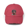 Whitney Houston Mural / Newark, NJ Unisex Distressed Cap - Image 29