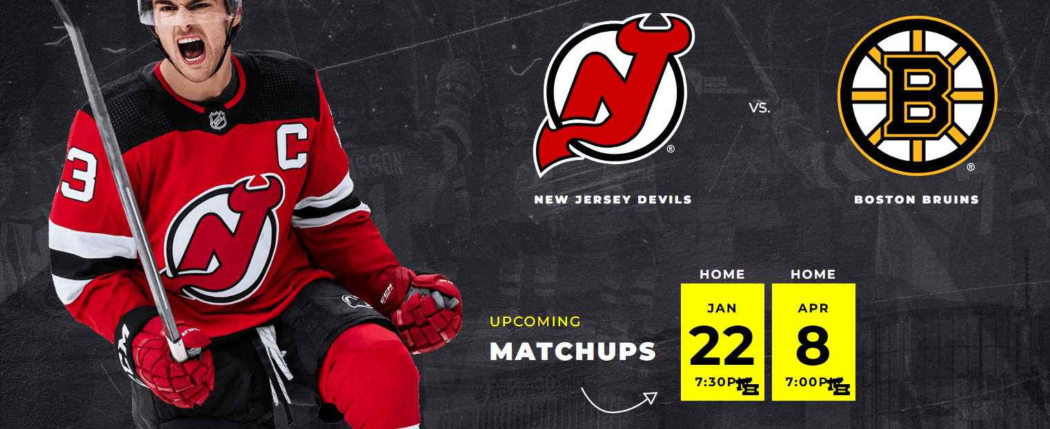 Devils vs. Boston Bruins