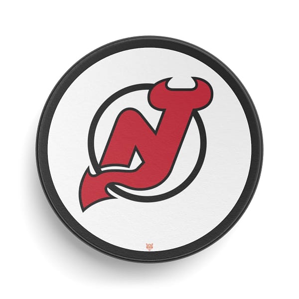 Official Pro Merch New Jersey Devils Hockey Puck made by Viceroy