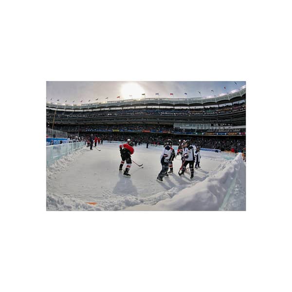 2014 Stadium Series Yankee Stadium - New York Rangers vs  New Jersey Devils Fine Art Posters