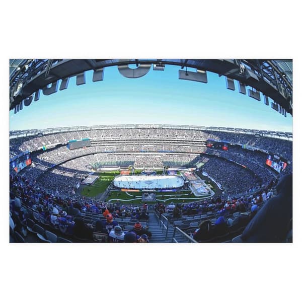 2024 Stadium Series MetLife Stadium - Philadelphia Flyers vs New Jersey Devils Indoor and Outdoor Silk Posters