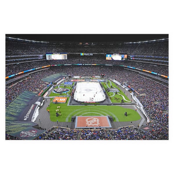 2024 Stadium Series MetLife Stadium - New York Rangers vs New York Islanders Indoor and Outdoor Silk Posters