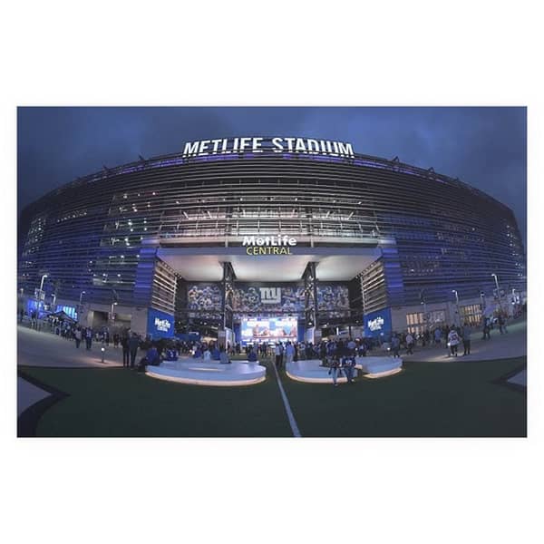 New York Giants MetLife Stadium Indoor and Outdoor Silk Posters