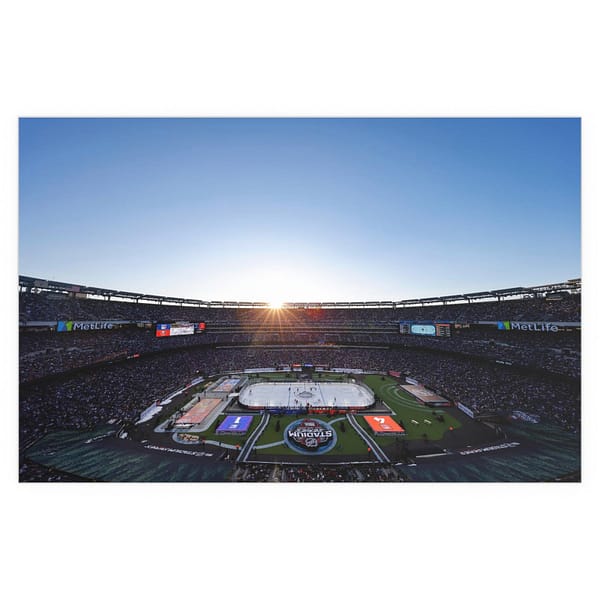 Copy of 2024 Stadium Series MetLife Stadium - New York Rangers vs New York Islanders Indoor and Outdoor Silk Posters