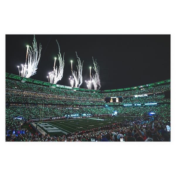 New York Jets MetLife Stadium Indoor and Outdoor Silk Posters