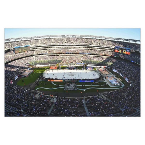 2024 Stadium Series MetLife Stadium - New York Rangers vs New York Islanders Indoor and Outdoor Silk Posters